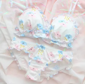 2-piece Kawaii Clouds Lolita Lingerie Set