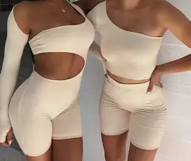 Asymmetrical Bodysuit