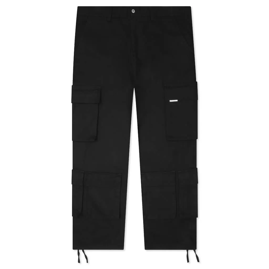 Baggy Cargo Pant - Black