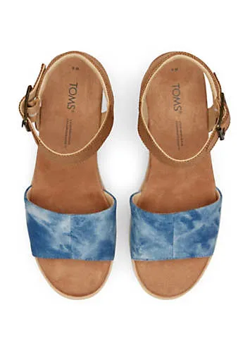 Blue Diana Wedges by Toms | Look Again