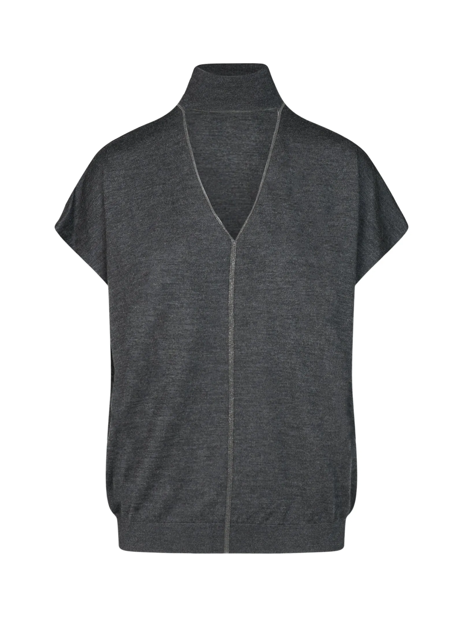 Brunello Cucinelli V-Neck Knitted Top