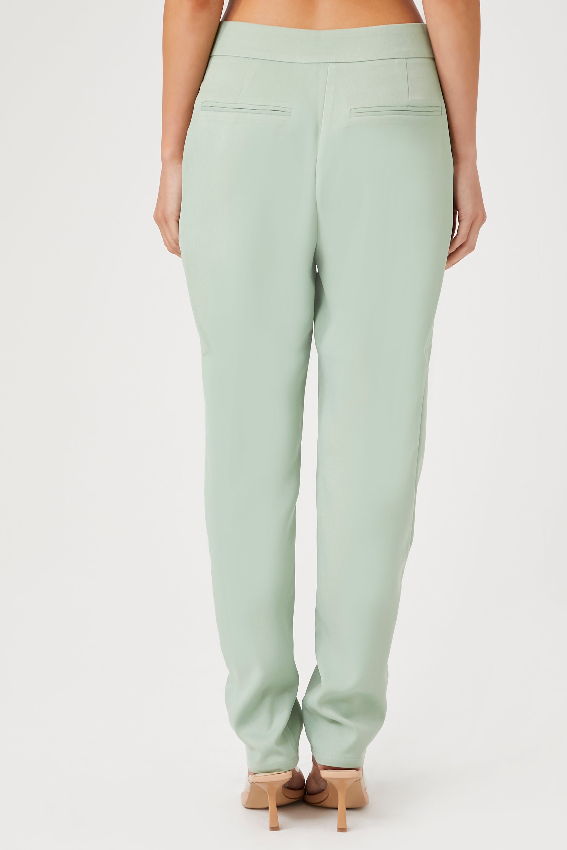 Buttoned High-Rise Pants