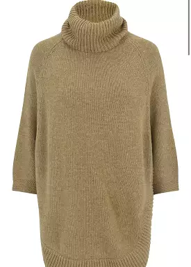 B&Y Naomi Turtleneck Poncho