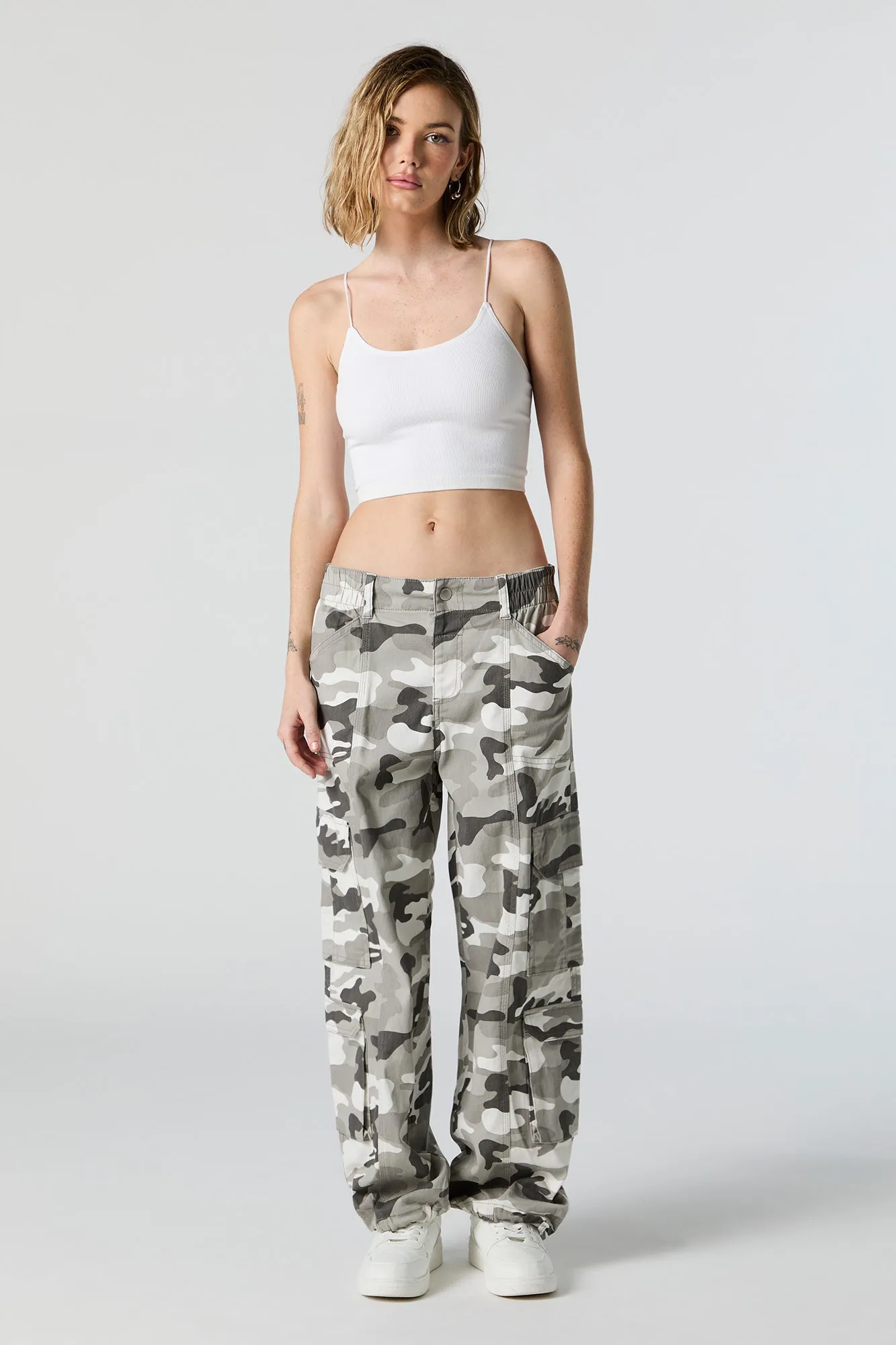 Camo Multi Pocket Cargo Pant