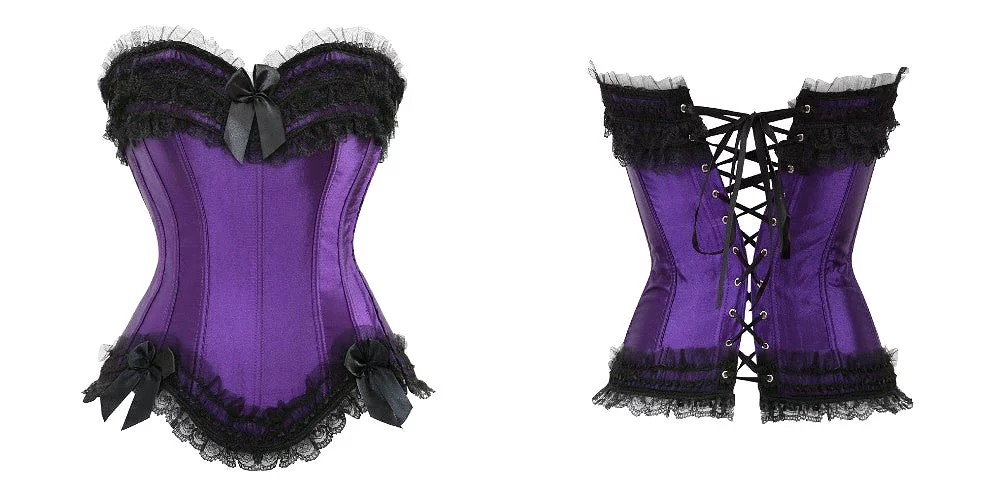 Corset Drag Poison (Purple and Black)