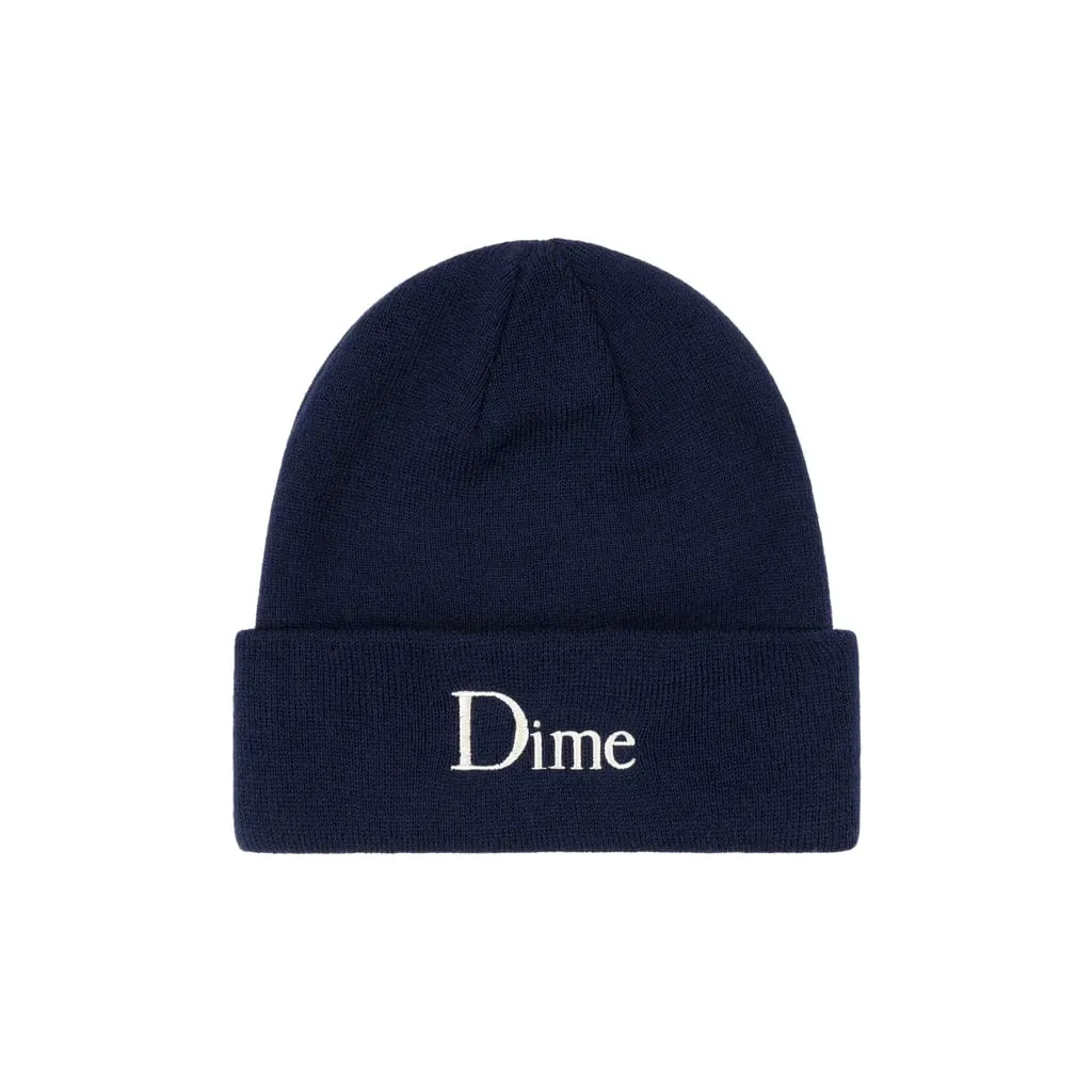 Dime MTL Classic Wool Fold Beanie Indigo