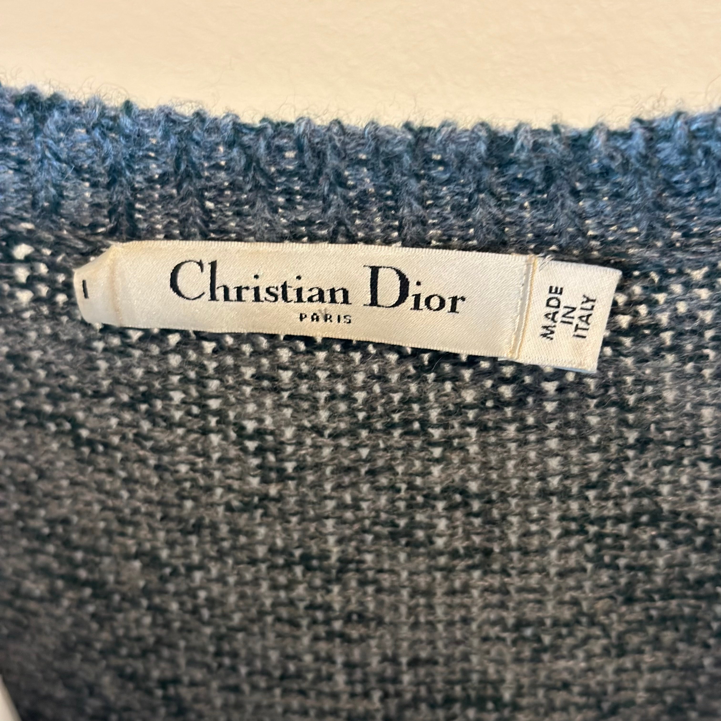 DIOR - Pullover J’Adior 8 100% cashmere size 38 FR