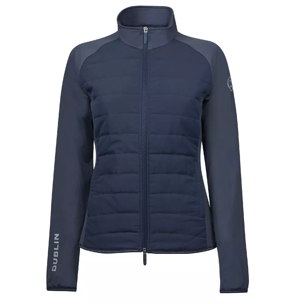 Dublin Ellen Combination Puffer Jacket - Blueberry Navy