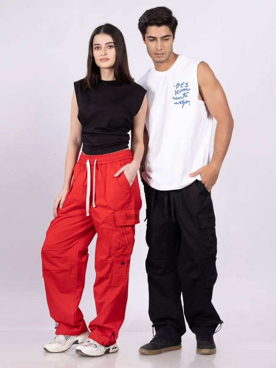 Fireflex Black Cargos [ Unisex ]