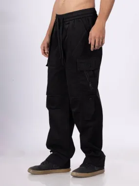 Fireflex Black Cargos [ Unisex ]