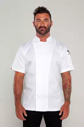 Flinders White Chef jacket with Cool-vent