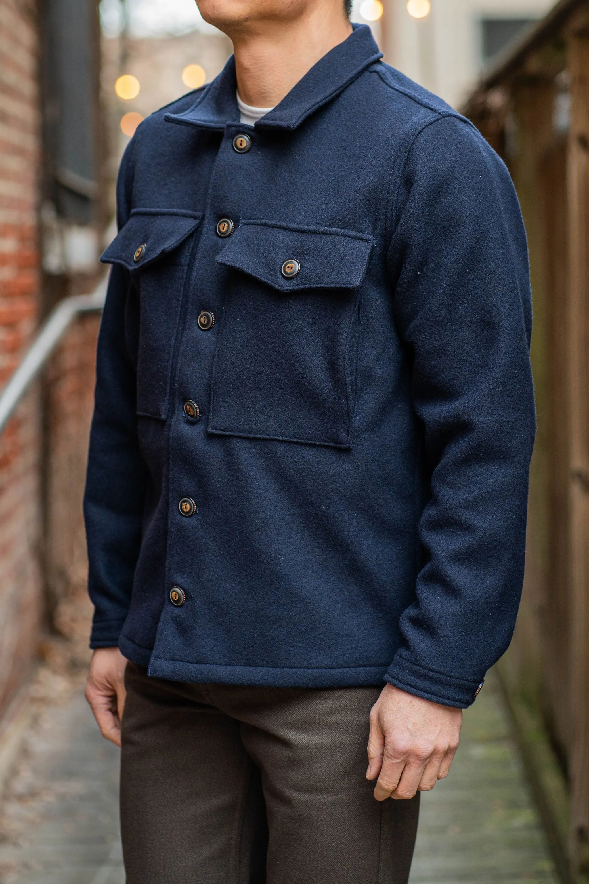 Freenote Cloth Midway Wool - Navy