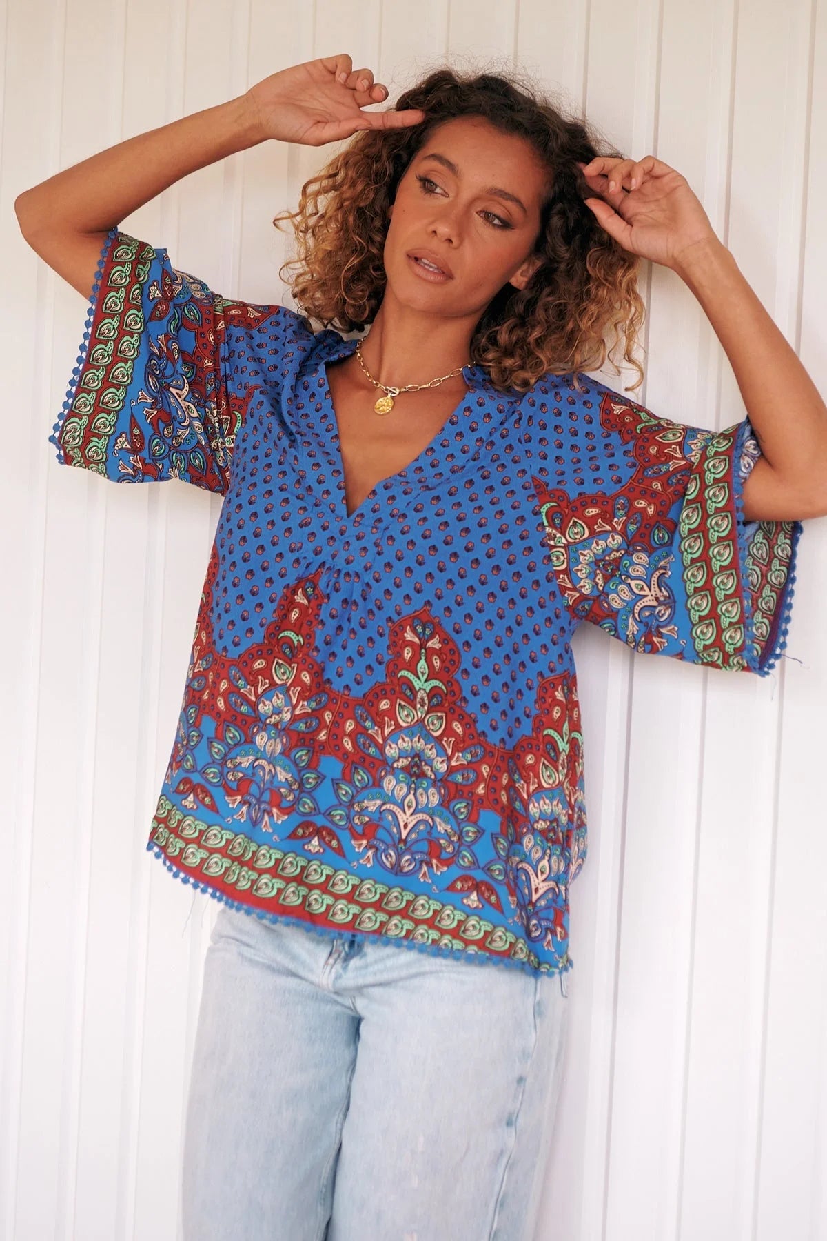 Gabriella Blouse Top - Sirena Collection