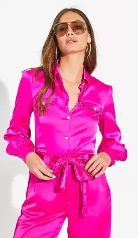 Generation Love - Lennox Blouse - Hot Pink