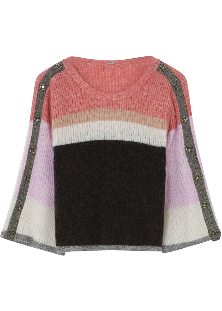 Gustav Sherry button knit 51410 Sweater - Mulch