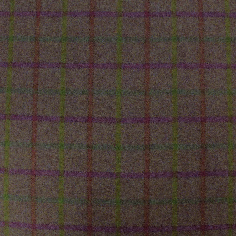 Home Furnishing Wool - Brown and Orange Check - Mackintosh