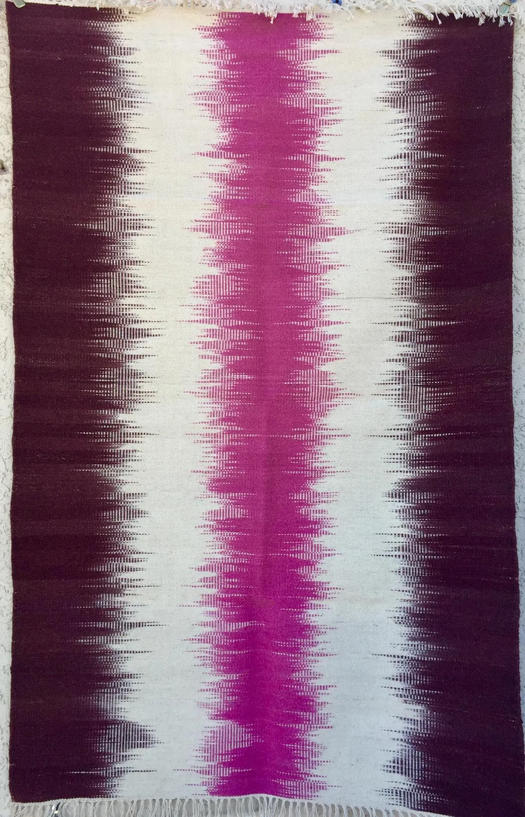 Ikat design rug Pink 1679  Save 50% at checkout with code SAVE50