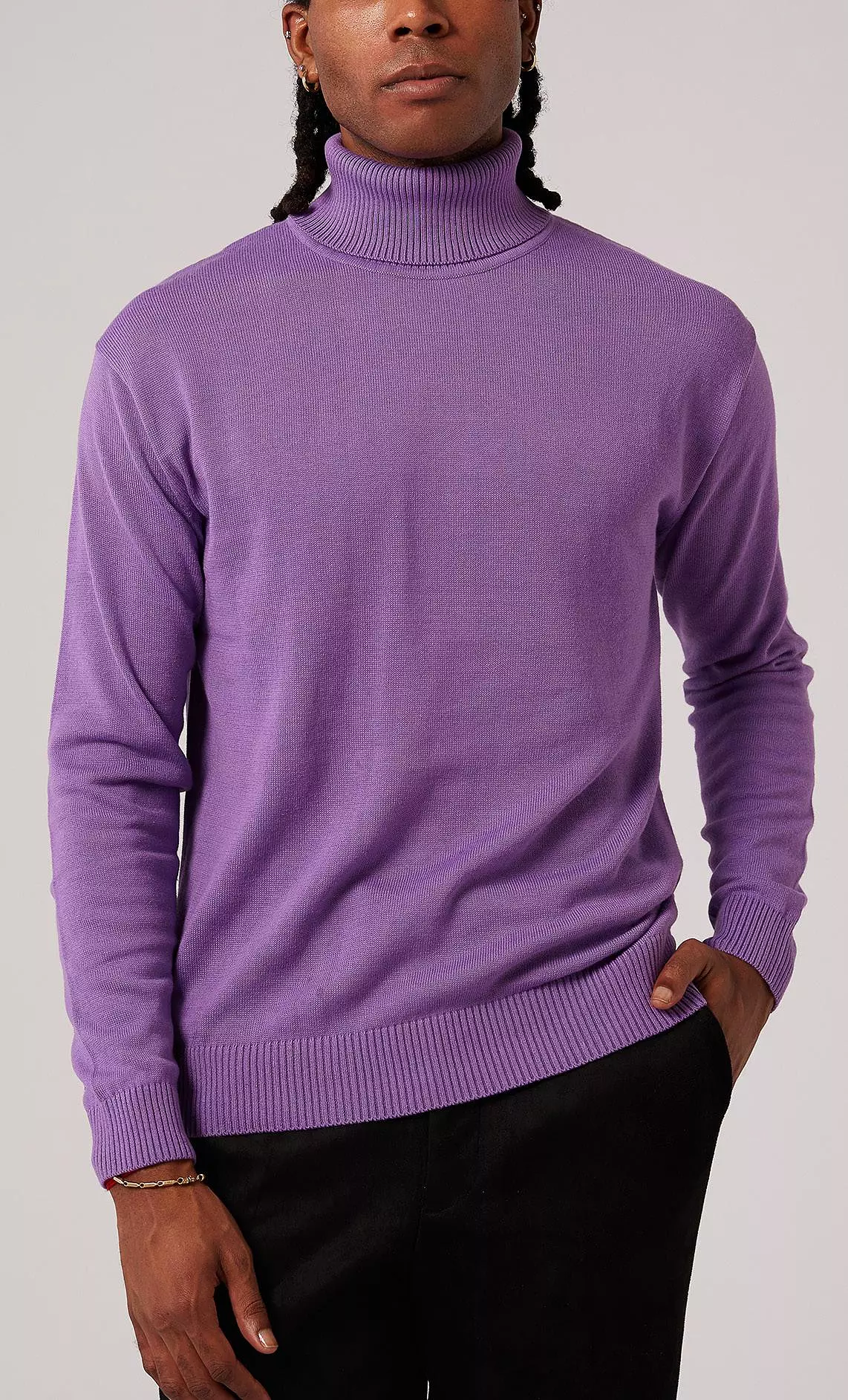 Inserch Cotton Blend Slim Fit Turtleneck Sweaters 4808 (9 COLORS)