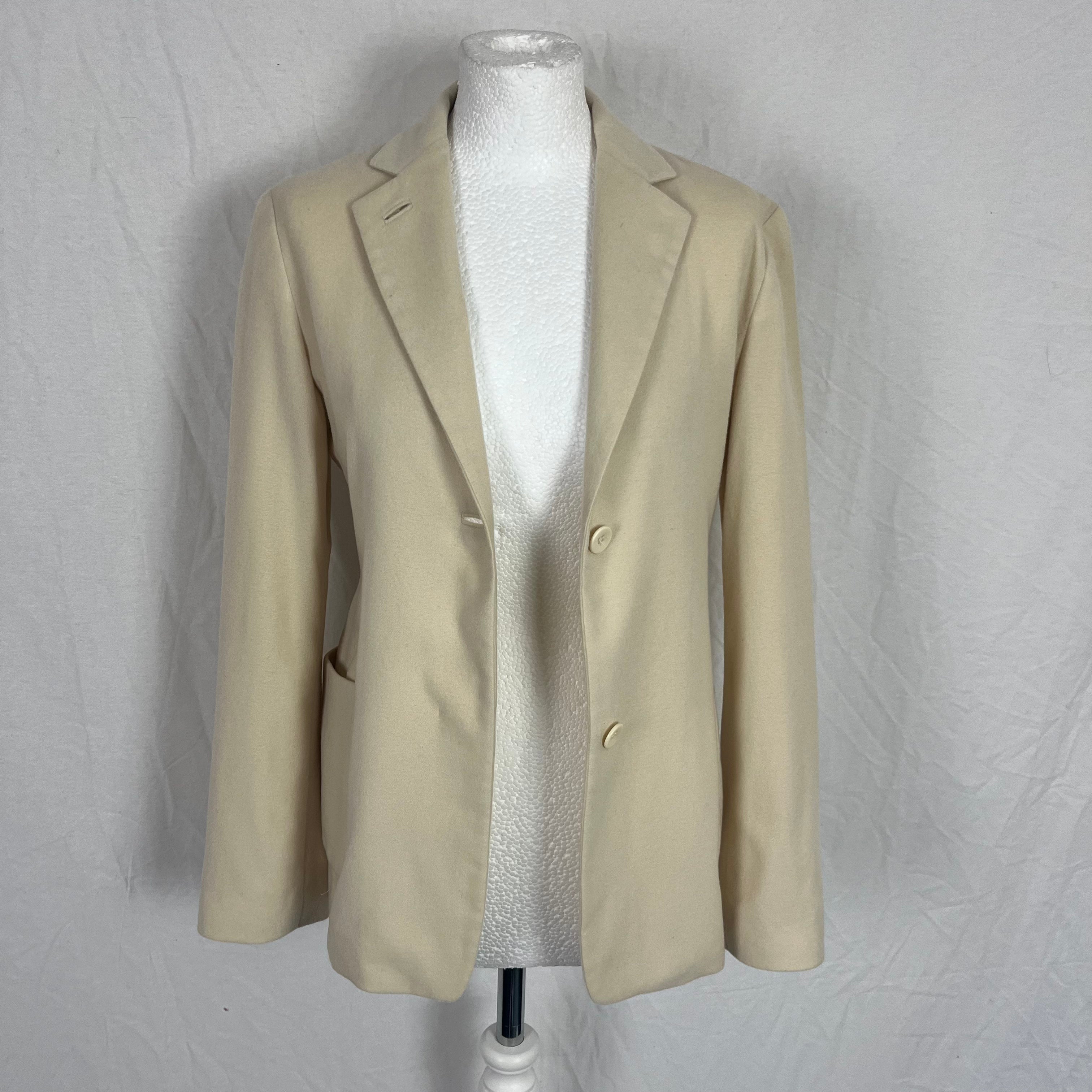 Jil Sander Vanilla Lightweight Cashmere Jacket XXS/XS