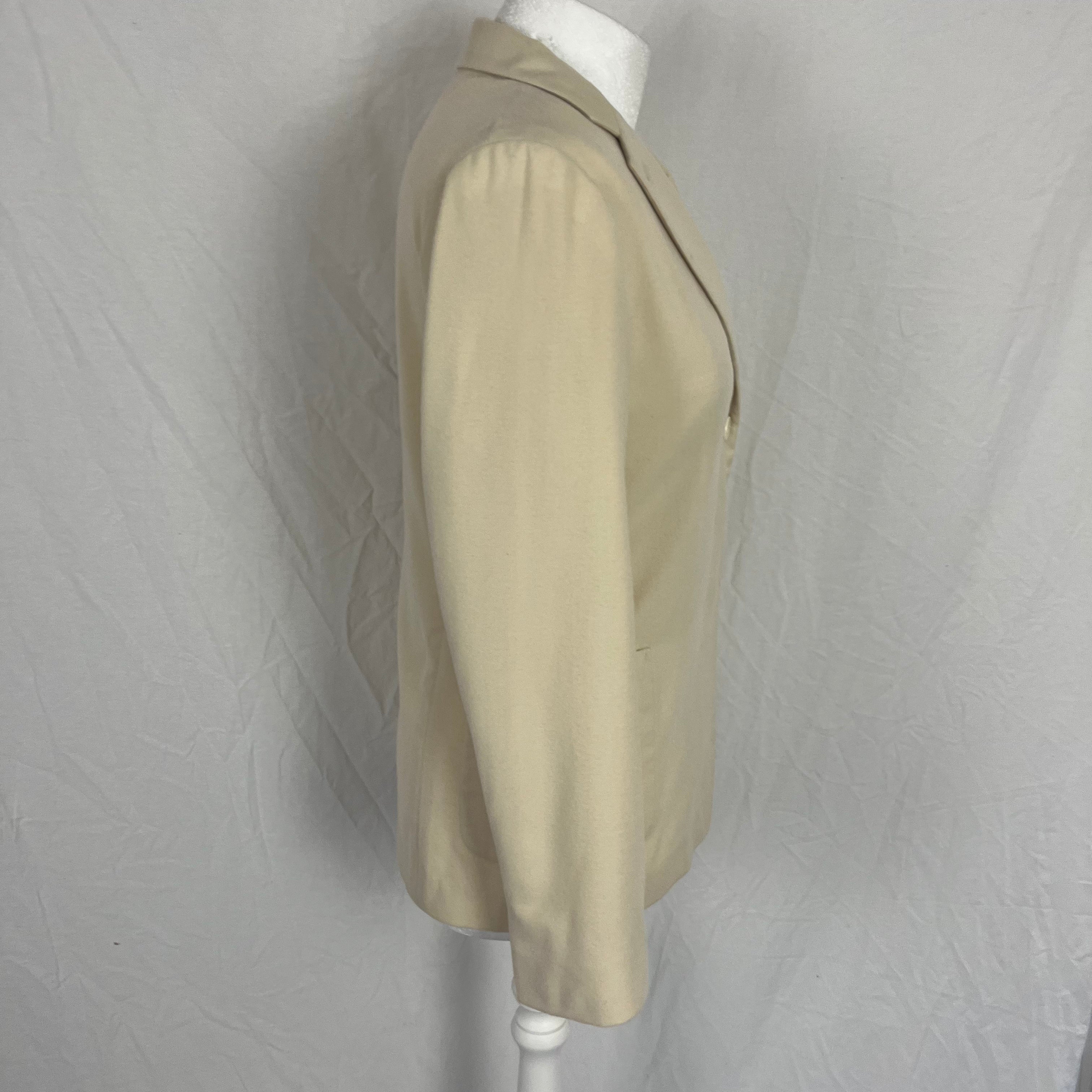 Jil Sander Vanilla Lightweight Cashmere Jacket XXS/XS