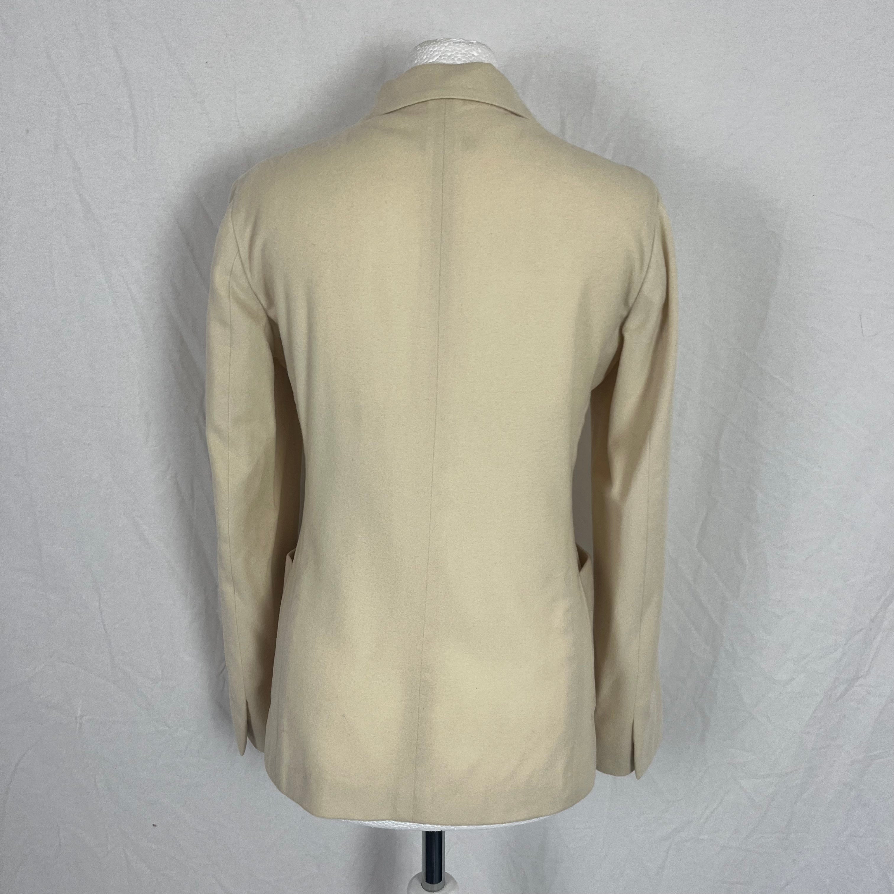 Jil Sander Vanilla Lightweight Cashmere Jacket XXS/XS