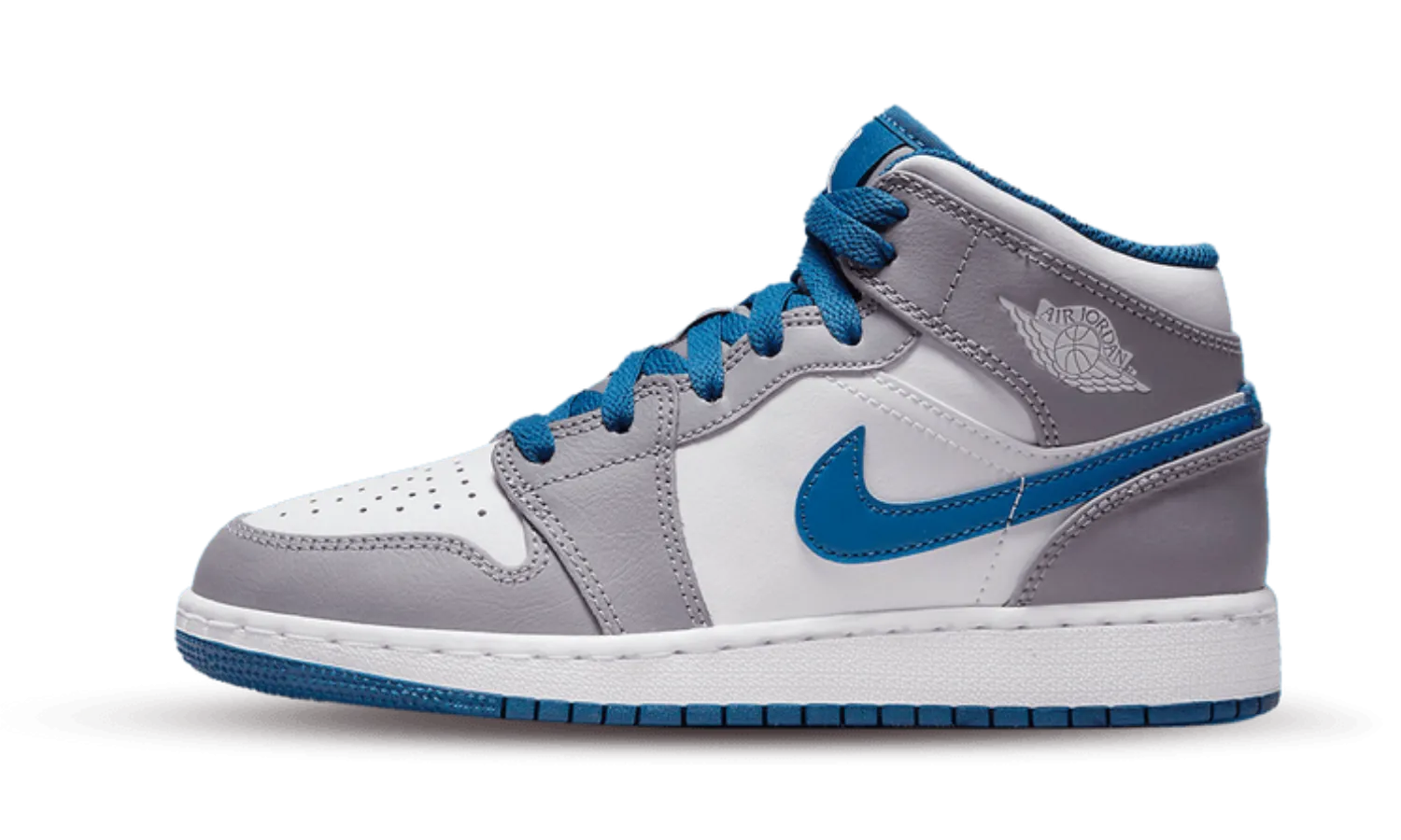 Jordan 1 Mid 'True Blue' GS