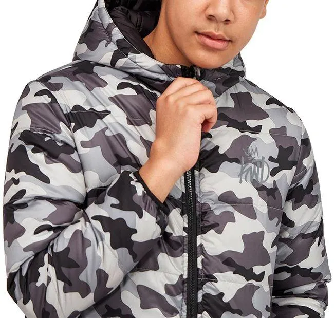 Kings Will Dream Kids Stretford Reversible Jacket Black Camo