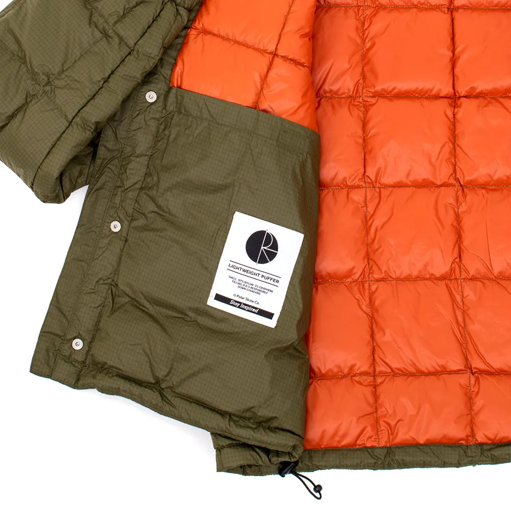 Lightweight Puffer Jacket (Uniform Green) (S)