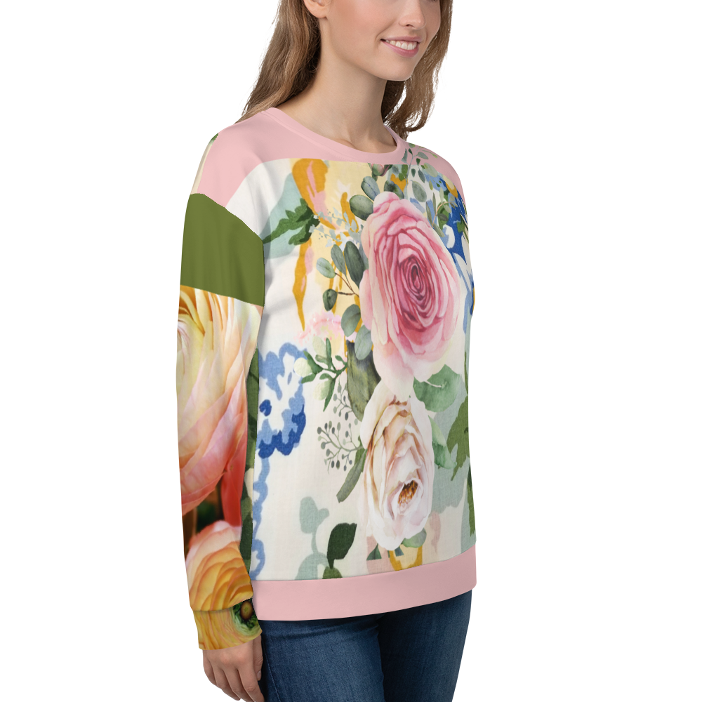 Linen Rose Sweatshirt