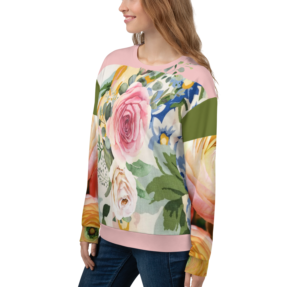 Linen Rose Sweatshirt