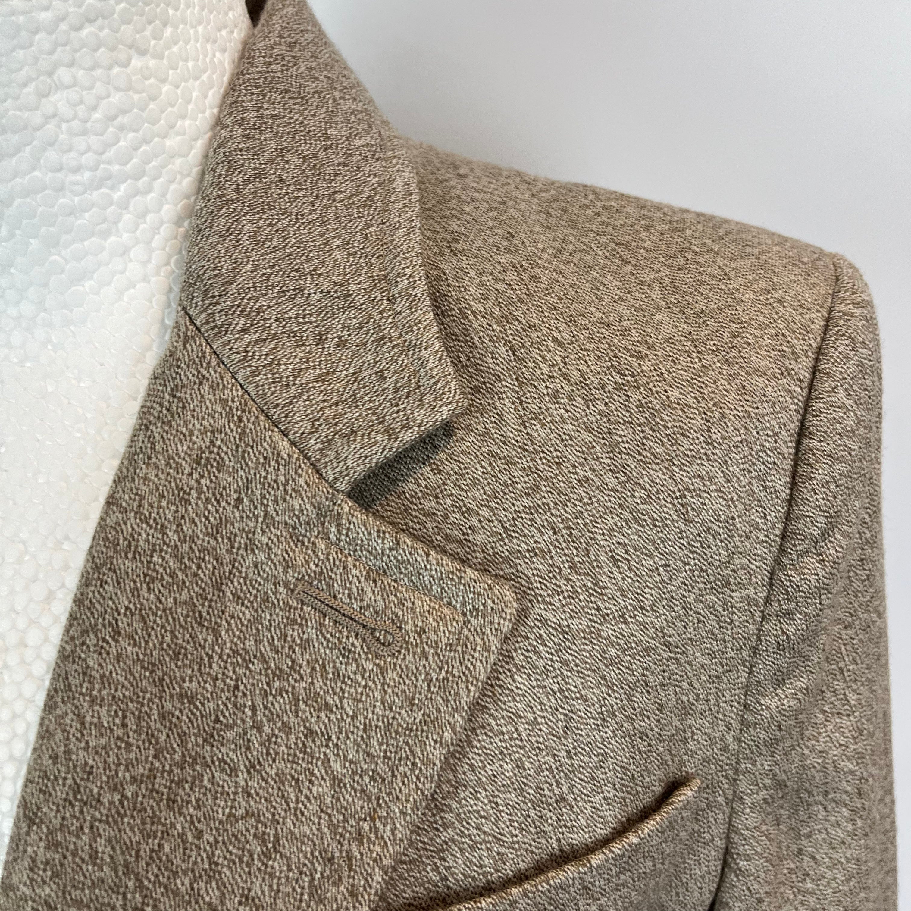 Loro Piana 3000 Beige Marl Cashmere Jacket M