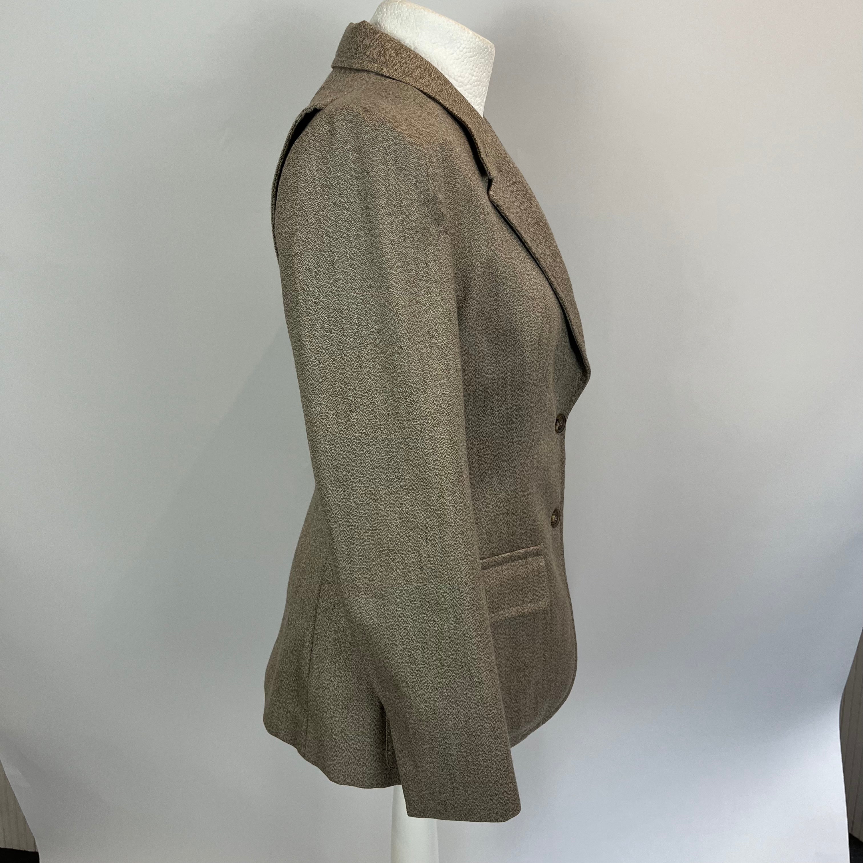 Loro Piana 3000 Beige Marl Cashmere Jacket M