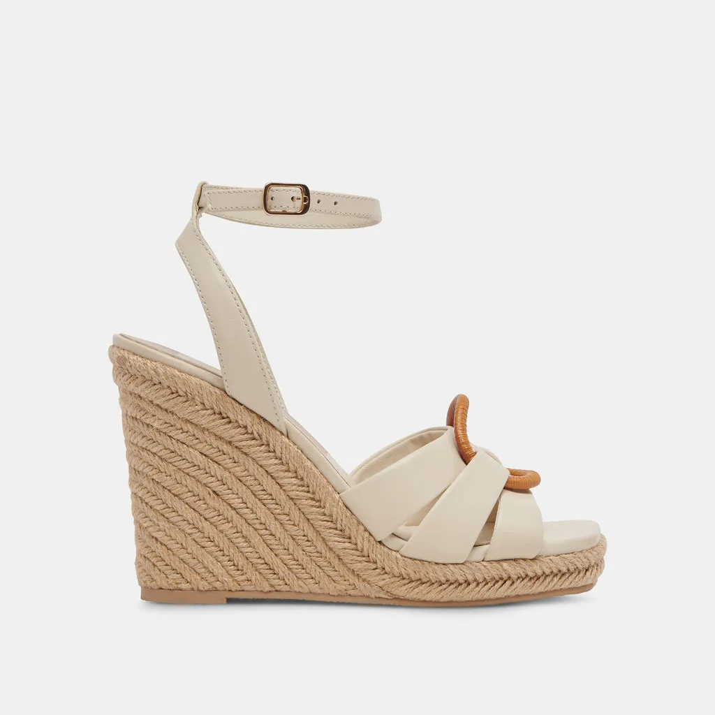 MAZE WEDGES IVORY LEATHER– Dolce Vita 6881090961474