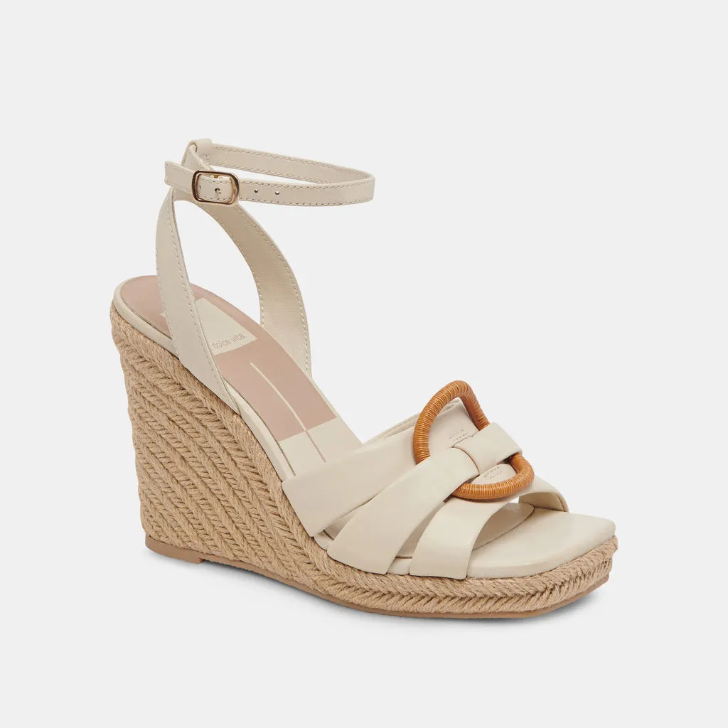 MAZE WEDGES IVORY LEATHER– Dolce Vita 6881090961474