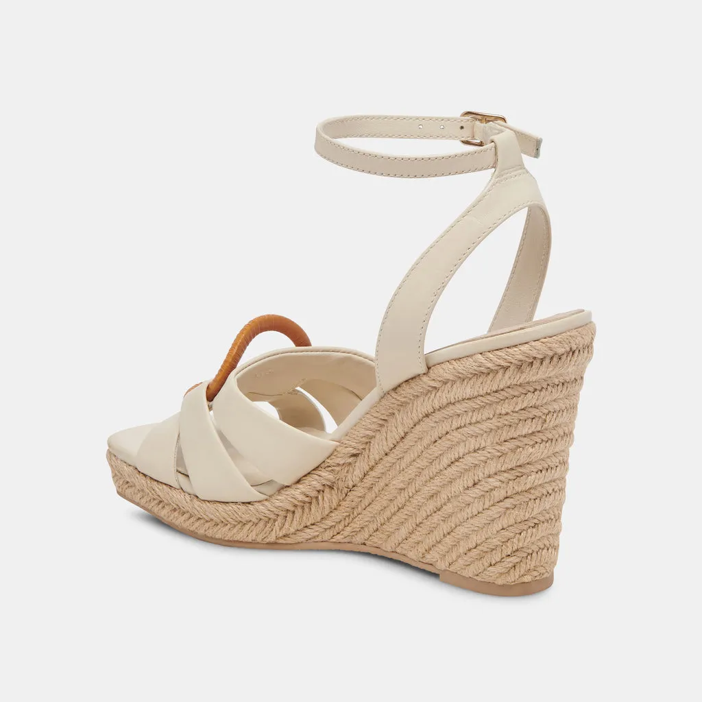 MAZE WEDGES IVORY LEATHER– Dolce Vita 6881090961474