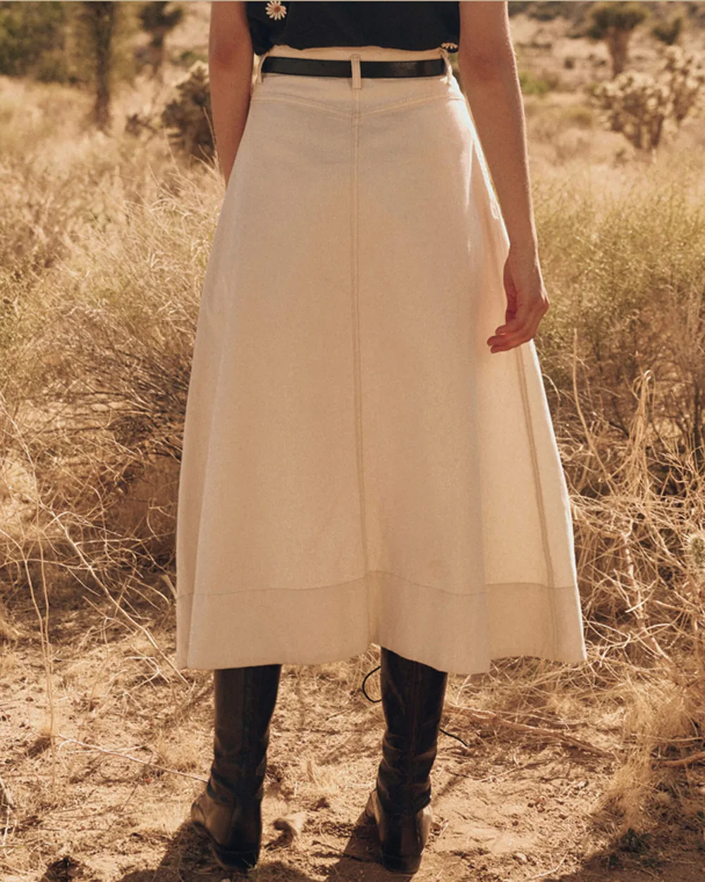 Natural Hemp Field Skirt