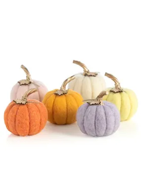 New Harvest Pumpkins In 4 Assorted Colors