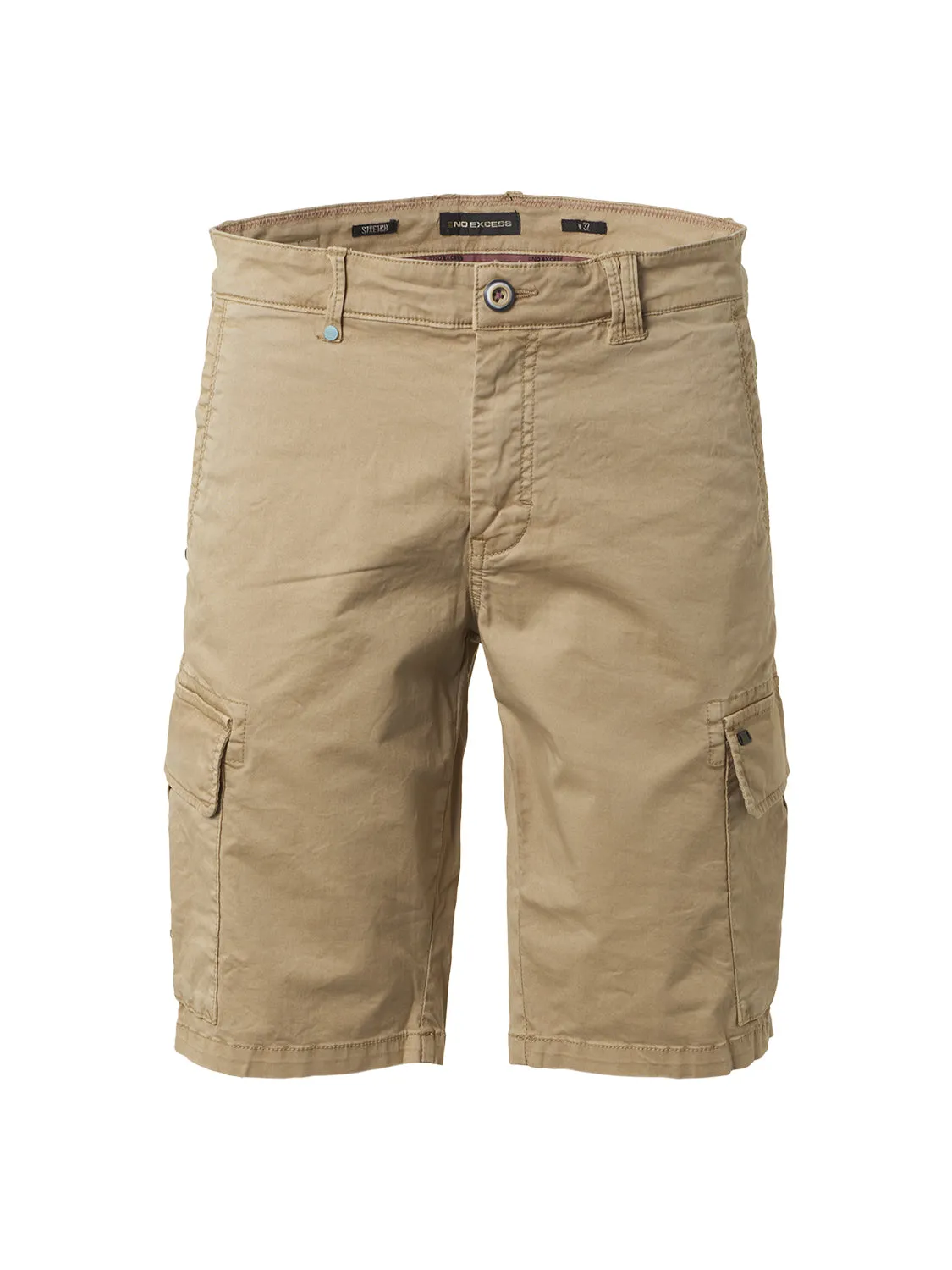 No Excess - Stone Washed Stretch Cargo Short - Two Colours