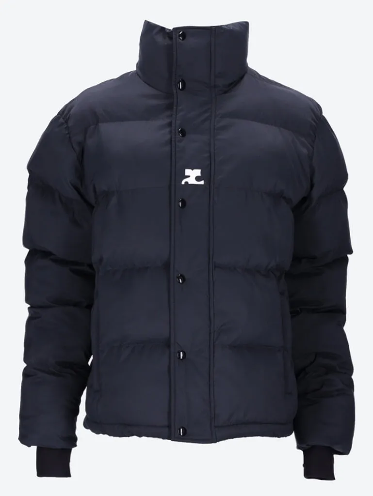 Nylon puffer jacket