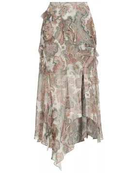 Orchid Paisley Eleondra Skirt