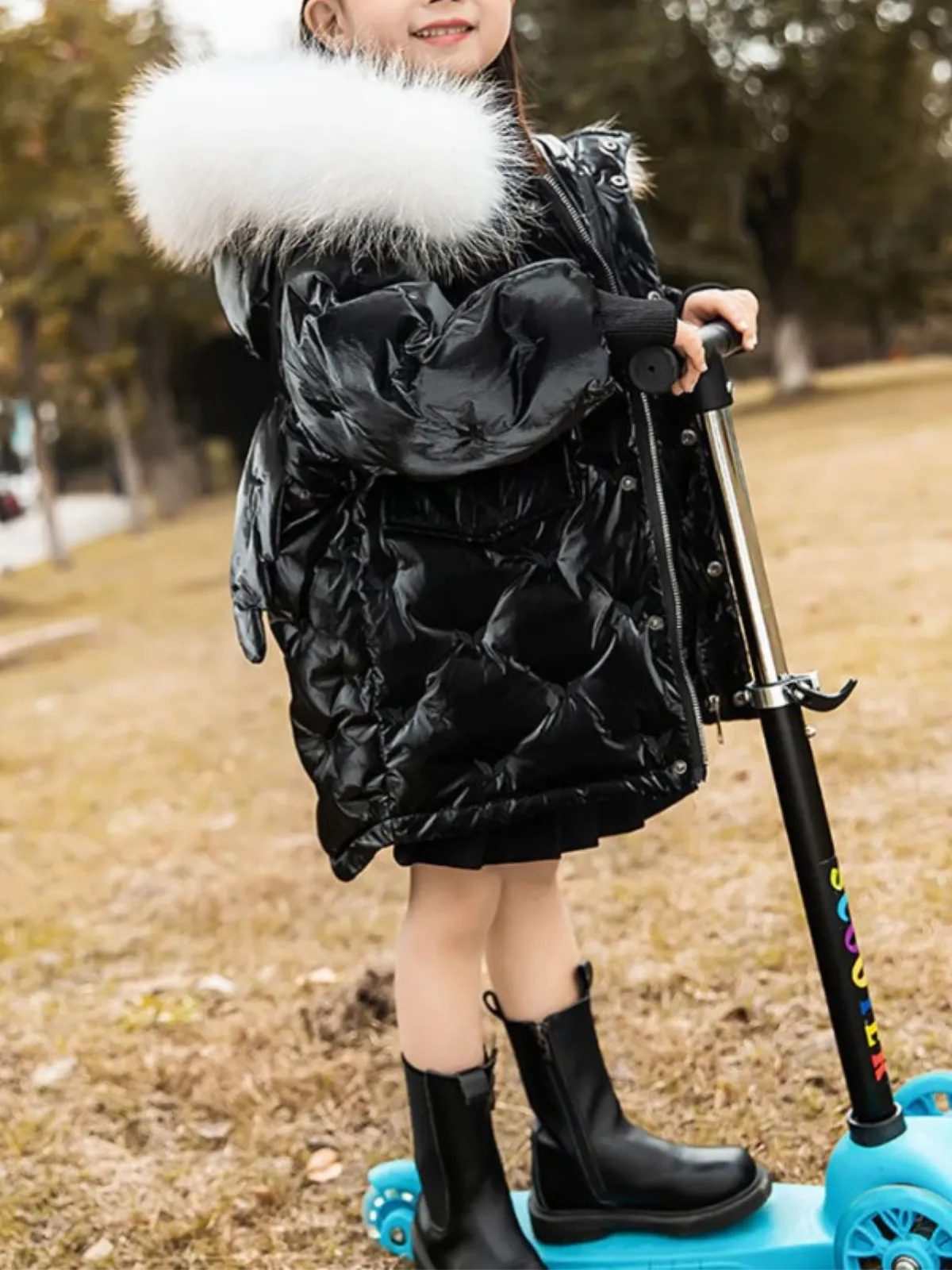 Playful Angel Winged Puffer Jacket