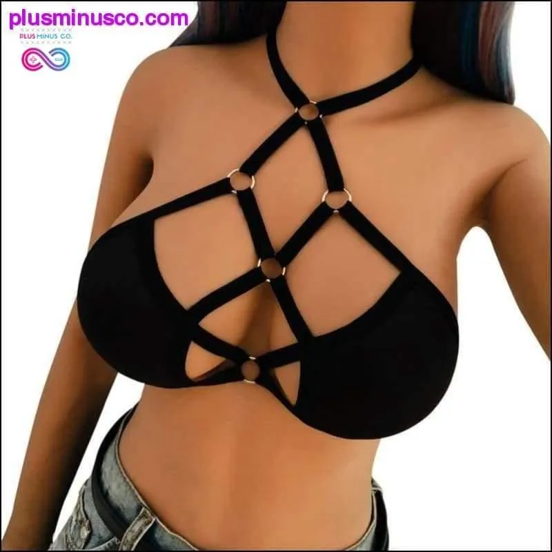 Plus Size Bandage Lingerie Corset Push Up Top Bralette Cage