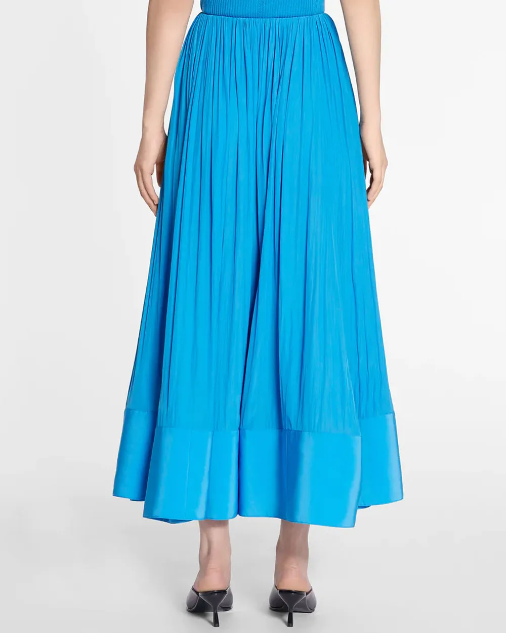 Pool Asymmetrical Midi Skirt