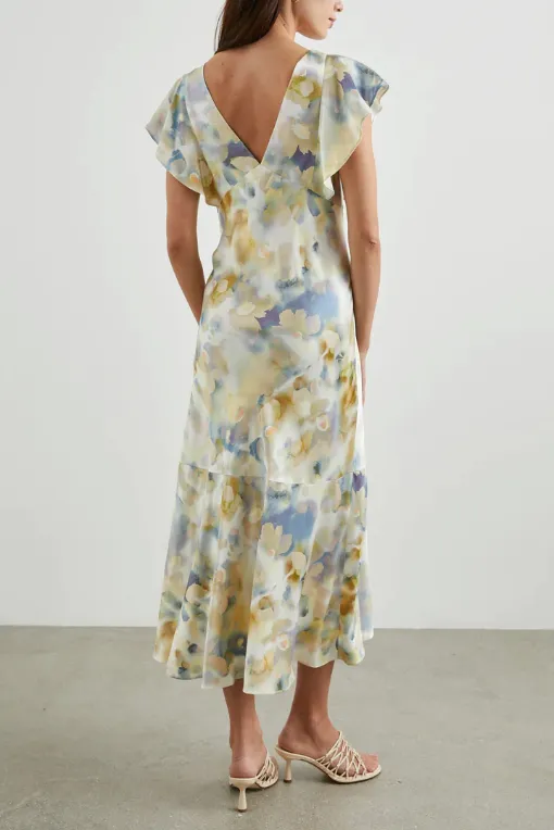 RAILS DINA FLORAL MIDI DRESS