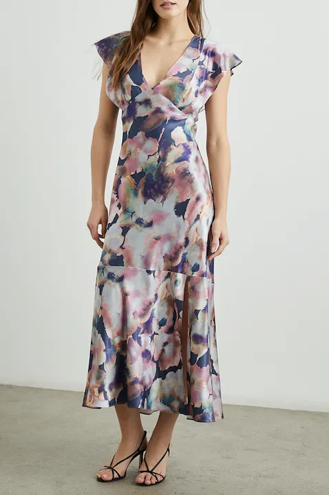 RAILS DINA FLORAL MIDI DRESS