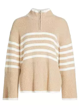 Rails Tessa Sweater - Sand Stripe