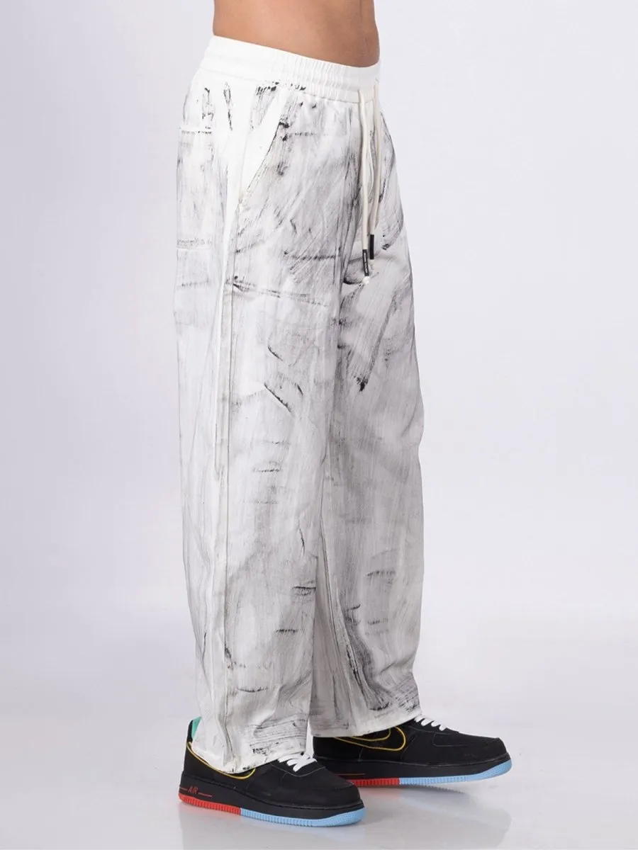 Rocco White Loose Fit Joggers [ Unisex ]