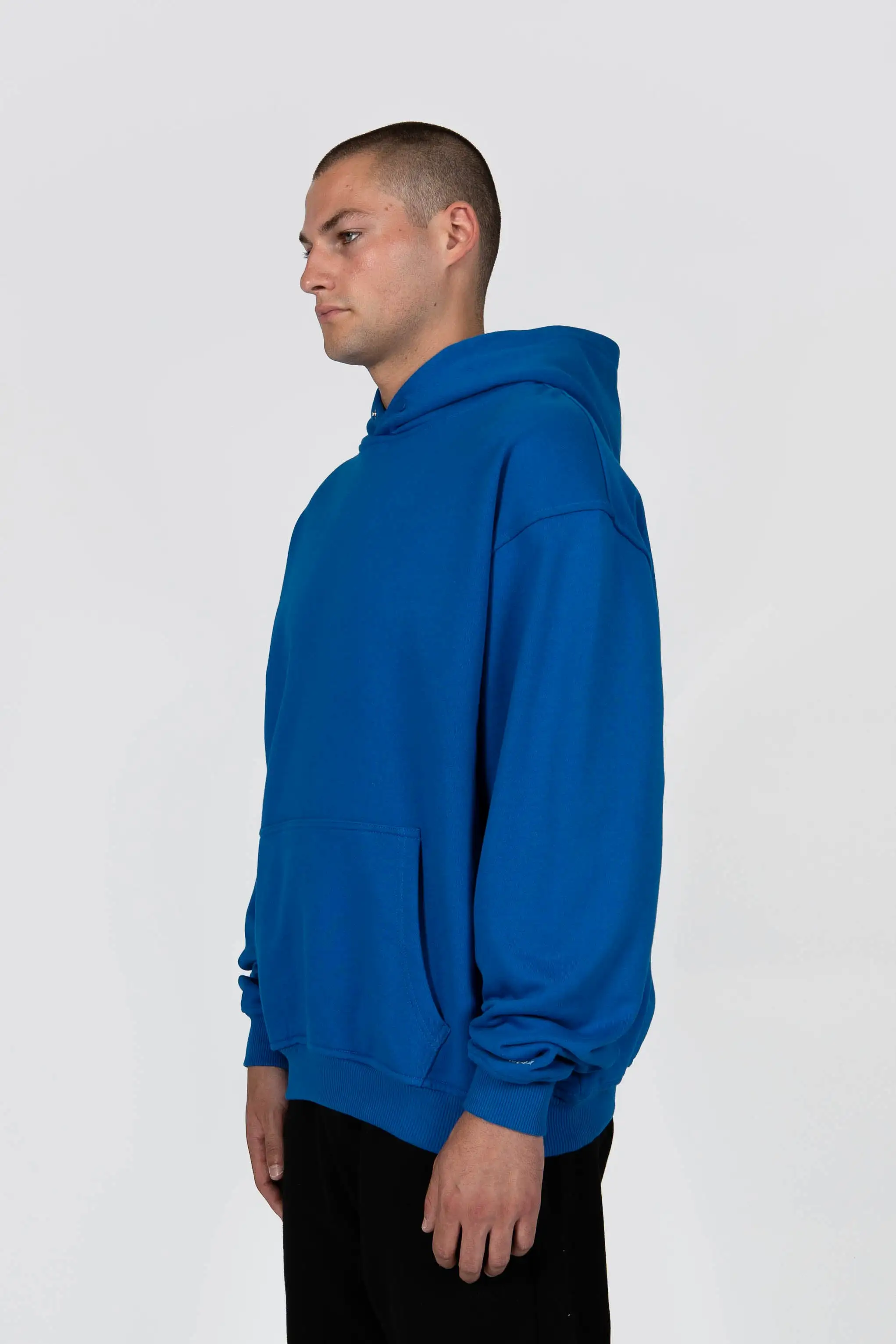 ROYAL BLUE SNAP BUTTON Hoodie