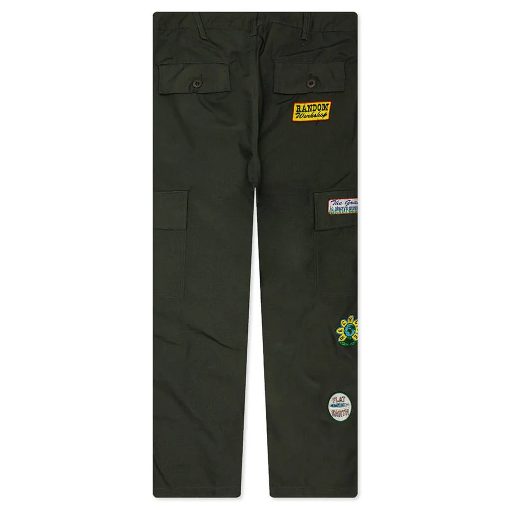 RW Patch Cargo Pant - Green