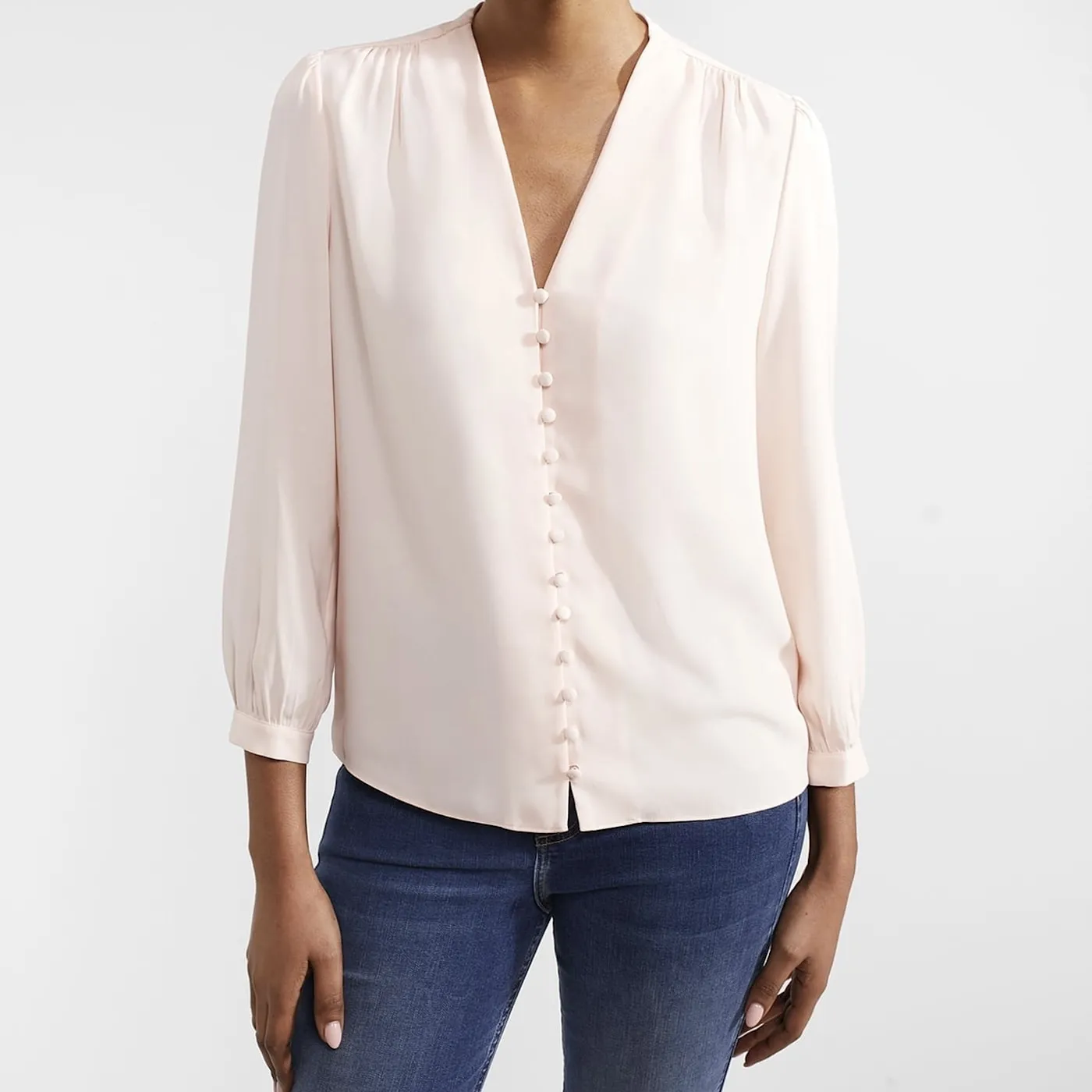 Sister Jane  |Casual Style Long Sleeves Plain Office Style Elegant Style